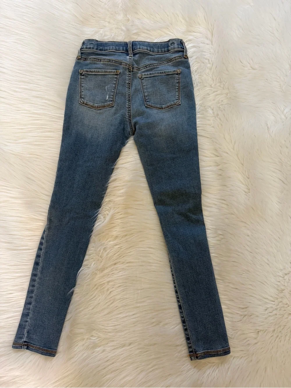 Old Navy High-Rise Rock Star Button-Fly Super Skinny Jeggings Jeans Sz 10